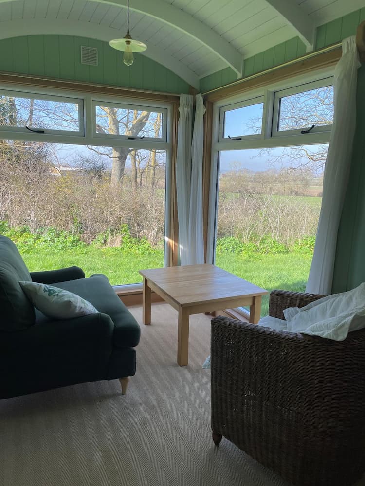 sofa and chair in sitting room