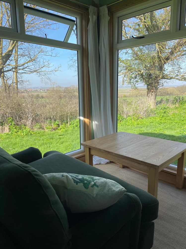 view from sitting room